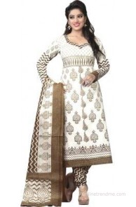 Reya Cotton Printed Dress/Top Material(Un-stitched)